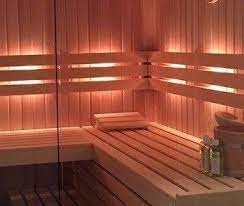 sauna verlichting