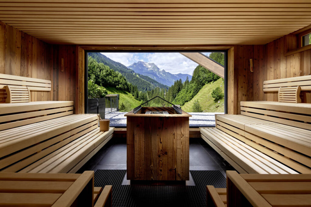 luxury sauna