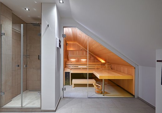 badkamer met sauna voorbeelden