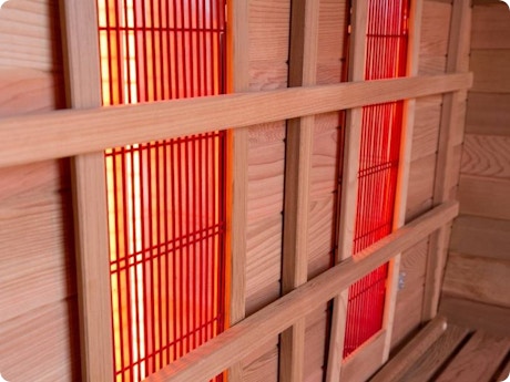 infrarood sauna zonder rood licht