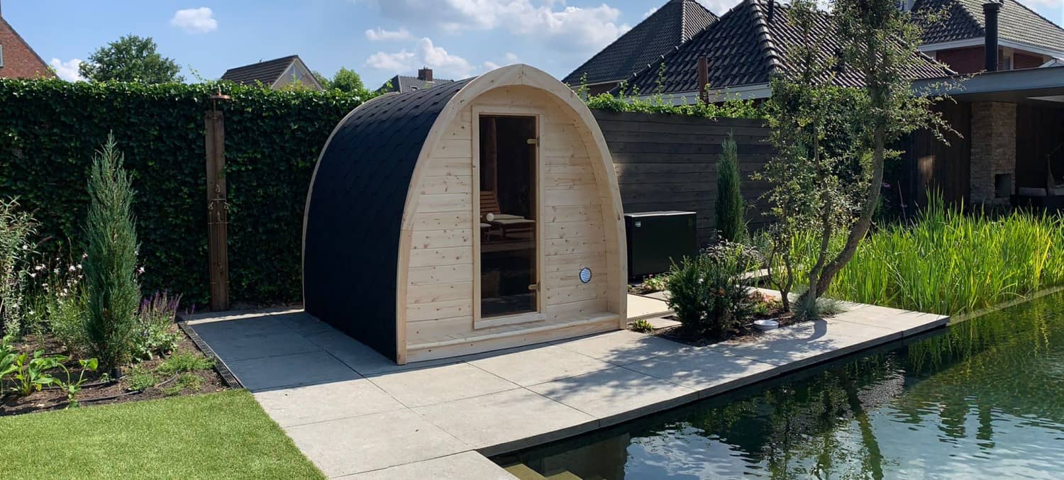 sauna buiten plaatsen