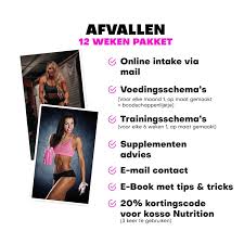 voedingsschema vrouw afvallen